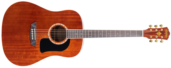 Washburn WD100DLMK-U Dreadnought Mahogany Acoustic Guitar with Gigbag